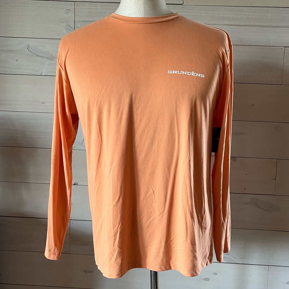 Men's Grundens Tech Tee LS - Crab